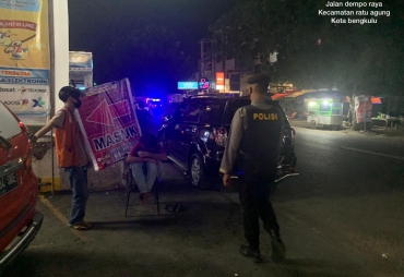 Samapta Polda Bengkulu Tingkatkan Patroli Himbau Prokes Covid-19