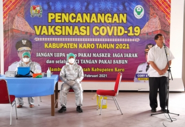 Bupati Karo Harapkan Nakes Optimalkan Fungsi Mobil PCR