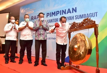 Rapim BPJS Ketenagakerjaan Gubernur Edy Apresiasi Upaya Peningkatan Jumlah Peserta