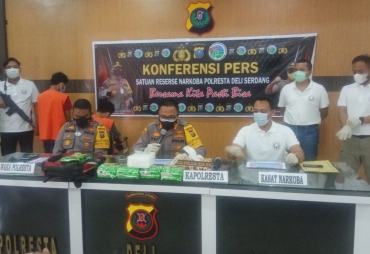 Polres Deli Serdang Berhasil Gagalkan Transaksi Shabu 5 Kg Senilai 4 Milyar