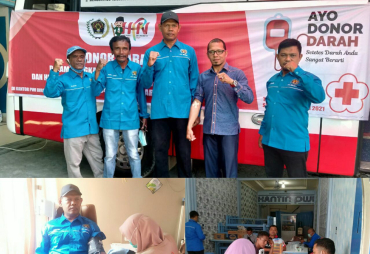 Peringati Hari Pers Nasional PWI Bireuen Gelar Donor Darah