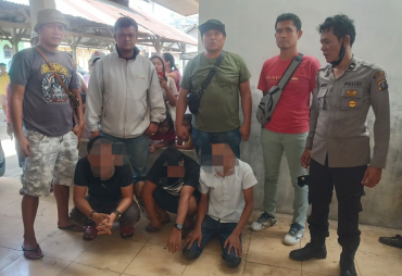 Gelapkan Jaminan Fidusia Empat Pelaku Diboyong Polres Tanah Karo