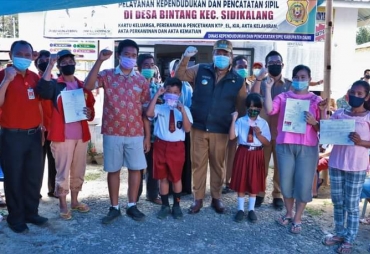 Bupati Dairi Buka Kegiatan Perdana Jempol di Desa Bintang 