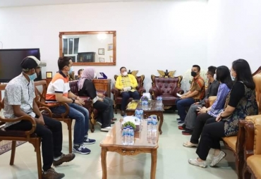 Bupati Dairi Terima Kunjungan BAKTI Kemenkominfo dan APJII