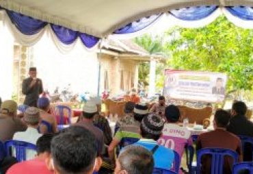 Anggota DPRD Way Kanan Sosialisasikan Perda Nomor 3 Tentang Kepala Kampung