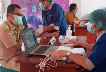 Vaksinasi Ke 2 Berjalan Lancar Di Puskesmas Salak