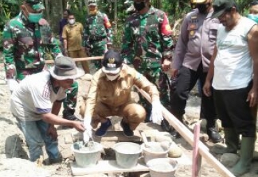 Desa Alue Limeng Jadi Pusat TMMD ke-110