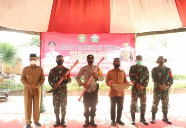 Selain Pembangunan Fisik TMMD ke-110 Dirangkai dengan Penyuluhan dan Kebangsaan