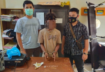 Polsek Tigabinanga Ringkus Pemakai Shabu