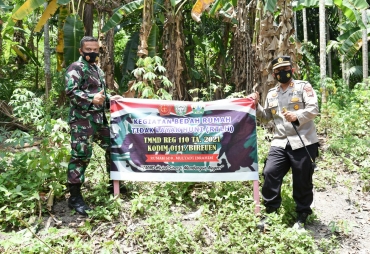 TNI Kobarkan Semangat Membangun Negeri Meski Dibawah Ancaman Pandemi