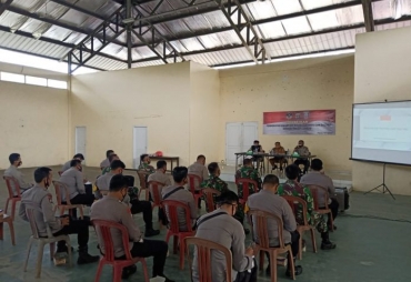 Personil Polres Way Kanan dan Kodim Ikuti Pelatihan Tracer Dinas Kesehatan