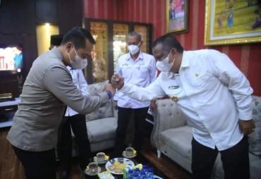 Perkuat Sinergitas Jelas PSU Pj Bupati Labuhanbatu Lakukan Kunjungan Kedua ke Forkopimda 