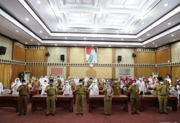 Pemprov Bengkulu Beri Penghargaan Nakes Pelayan Pasien Covid-19 Kenaikan Pangkat