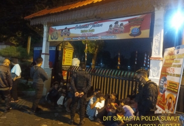 Rajawali Sabhara Polda Sumut Amankan 23 Remaja Terlibat Tawuran