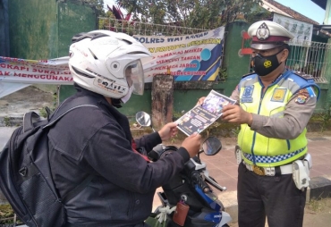 Polres Way Kanan Berikan Pemahaman Tentang Larangan Mudik