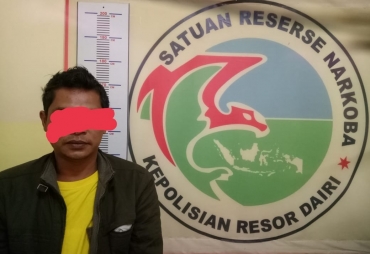 Miliki Ganja Pria Desa Adiannangka Diciduk Polisi