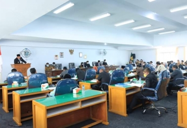 DPRD Dairi Gelar Paripurna Agenda Penyampaian LKPJ Bupati Tahun 2020