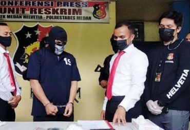 Berhasil Ditangkap Pengedar Shabu di Medan Nyaris Lukai Aparat dengan Senpi