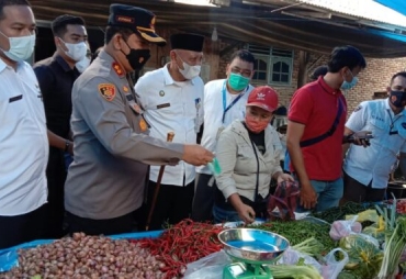 Kapolres Bersama Pemkab Batu Bara Cek Harga Kebutuhan Pokok 