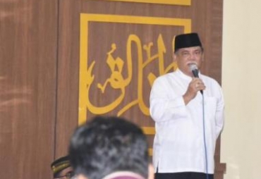 Sholat Subuh Berjama’ah Wabup Deli Serdang Ajak Masyarakat Makmurkan Masjid