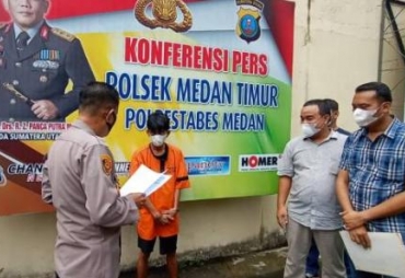 Pencuri Barang Milik Pasien Isolasi RSU Pirngadi Berhasil Diringkus