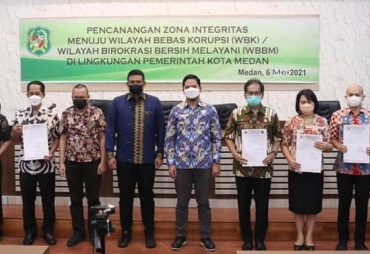 Tandatangani Ikrar Zona Integritas Untuk Menuju WBK Dan WBBM Ini Harapan Walikota Medan