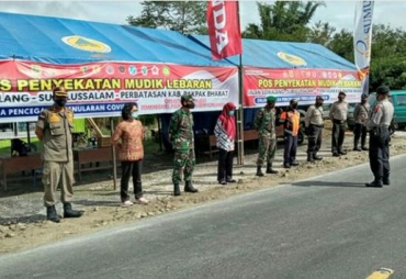 4 Pos Penyekatan Dan Pengamanan Arus Mudik Dairi Didirikan  