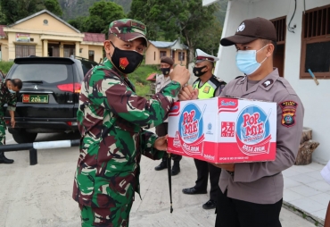 Kapolres Dairi dan Dandim 0206/Dairi Laksanakan Pengecekan Pos Pam Ops Ketupat Toba