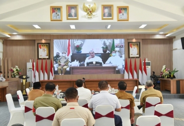 Bupati Batu Bara Hadiri Rakor Gubsu: Sumut Masuk 5 Besar Terpapar Covid-19