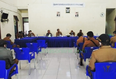 Wabup Karo Hadiri Rakor Kecamatan Simpang Empat Dan Naman Teran