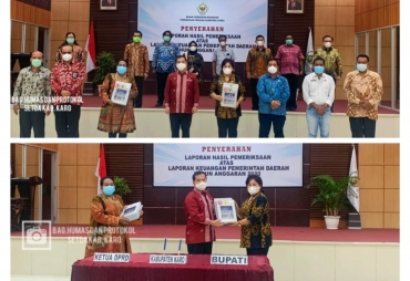 Raih Opini WTP Dari BPK RI Ini Harapan Bupati Karo