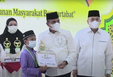 Batu Bara Raih Ranking ke-8 STQH Ke-XVII Tingkat Sumatera Utara