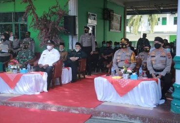 Pj Bupati Labuhanbatu Hadiri Apel Gelar Pasukan Pengamanan PSU Jilid 2