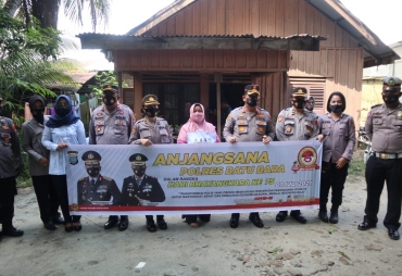 Polres Batu Bara Anjangsana Kediaman Warakauri Kecamatan Lima Puluh