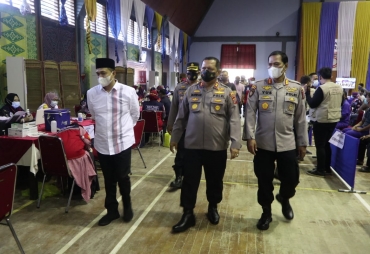 Pemkab Batu Bara-PT Inalum Sinergi Bersama Polri-TNI Gelar Vaksinasi Masal