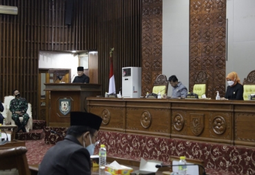 Gubernur Rohidin Sampaikan Pengantar Pertanggungjawaban APBD 2020 Berikut Rinciannya