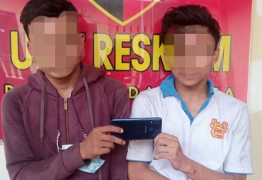 Dua Penjambret Berhasil Diringkus Unit Reskrim Medan Area