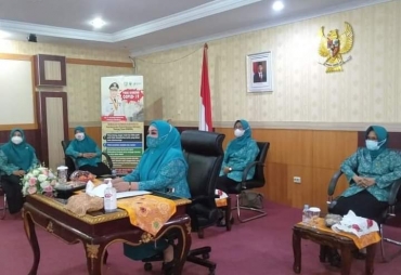 Ketua I TP PKK Ikuti Webiner Diversifikasi Pangan