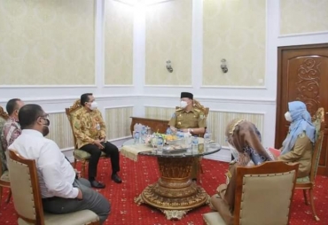 Penanganan Covid-19 Gubernur Rohidin Dapat Dukungan OJK dan Bank Indonesia