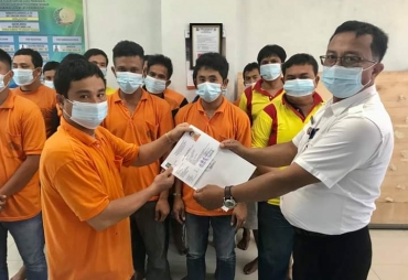 15 Narapidana Rutan Kelas IIB Kabanjahe Dapat Asimilasi Pembebasan Bersyarat