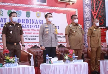 Pj Bupati Hadiri Rapat Koordinasi Forkopimda Labuhanbatu 