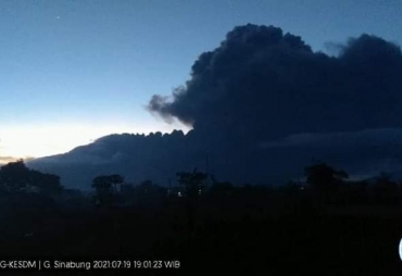 Erupsi Gunung Sinabung PGA Sampaikan Himbauan