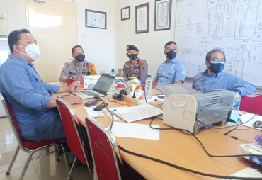 Jelang Vaksinasi Tahap II Polres Batu Bara Koordinasi Dengan PT Inalum