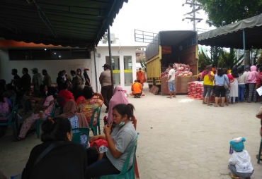 Hari Ini Bantuan Beras PPKM Dibagikan di Karo