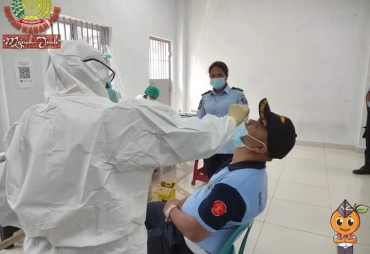 Pegawai Rutan Laksanakan Swab Test 3 Orang Dinyatakan Positif