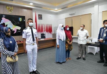 Dua Siswa Batu Bara Ikuti Pelatihan Seleksi Paskibra Provsu