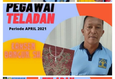 Lima Pegawai Rutan Kelas IIB Kabanjahe Terima Penghargaan Pegawai Teladan
