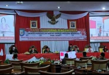 Gubernur Rohidin Ikuti Sidang Tahunan MPR RI dan Pidato Kenegaraan Presiden RI
