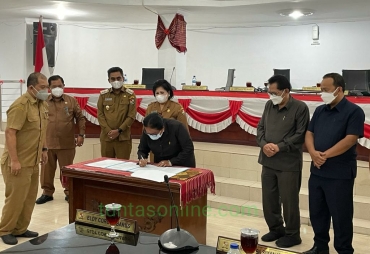Bupati Karo Dan DPRD Setujui Ranperda Pertanggungjawaban Pelaksanaan APBD 2020
