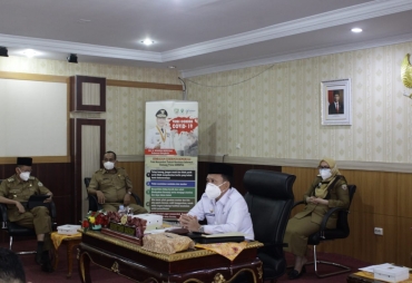 Bahas Pertanggungjawaban APBD Sekda Ikuti Rapat Banggar Secara Virtual